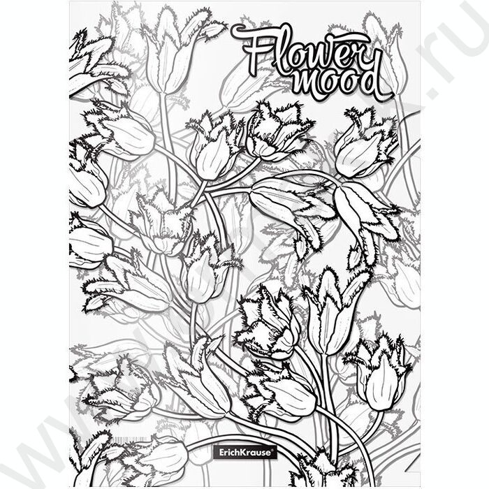 Папка уголок А4 Tulips /набор 4шт /ассорти | Фото 3