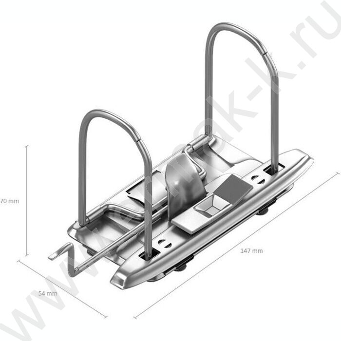 Файл 70мм Бизнес разборный синий с карманом | Фото 5