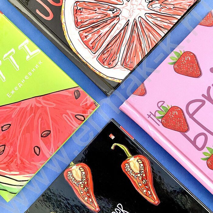 Ежедневник н/дат А6 Juicy Life.Грейпфрут глянец/клетка | Фото 5