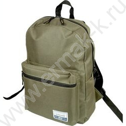 Рюкзак подростковый 40*29*17см /1 отдел, 1 перед карман /темно-зеленый | Фото 1