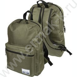 Рюкзак подростковый 40*29*17см /1 отдел, 1 перед карман /темно-зеленый | Фото 2