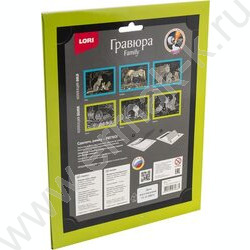 Набор д/творчества Гравюра большая Family Кошки с эффектом серебра | Фото 6