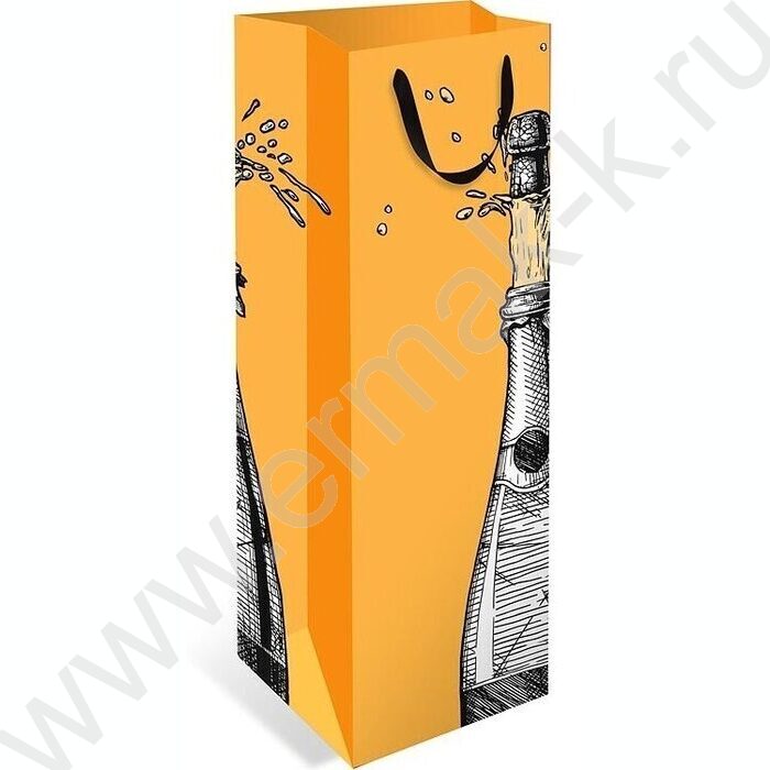 Пакет подарочный бумажный 12*36*11см делюкс | Фото 1