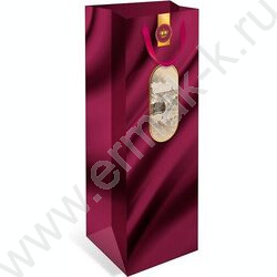 Пакет подарочный бумажный 12*36*11см делюкс | Фото 1