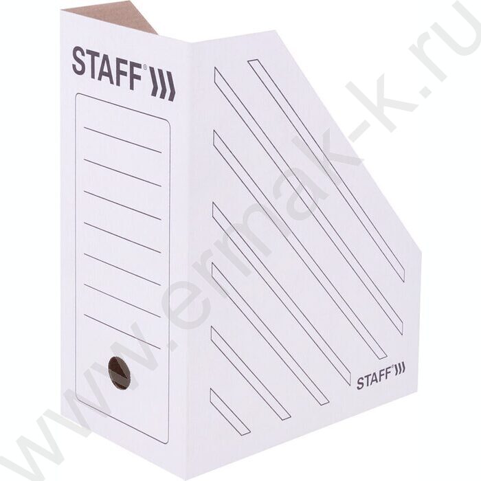 Накопитель архивный 150мм микрогофрокартон /белый /до1400л | Фото 1