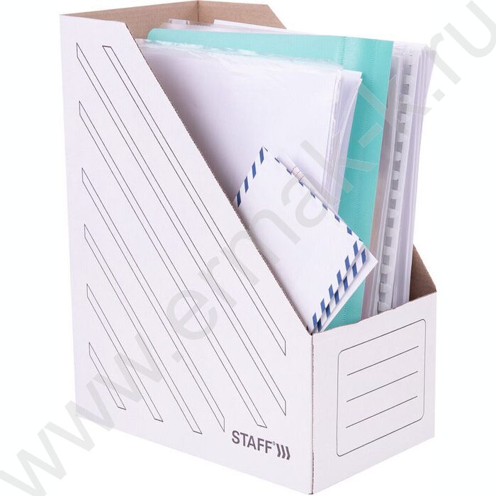 Накопитель архивный 150мм микрогофрокартон /белый /до1400л | Фото 5