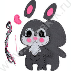 Набор д/творчества Мягкая игрушка из фетра "Зайчонок" | Фото 3