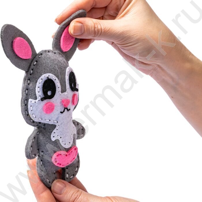 Набор д/творчества Мягкая игрушка из фетра "Зайчонок" | Фото 4