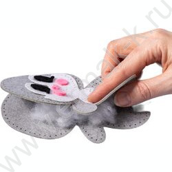 Набор д/творчества Мягкая игрушка из фетра "Зайчонок" | Фото 6