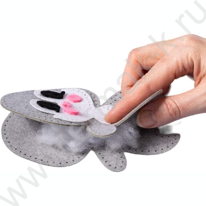 Набор д/творчества Мягкая игрушка из фетра "Зайчонок" | Фото 6