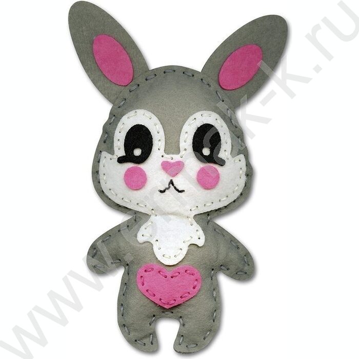 Набор д/творчества Мягкая игрушка из фетра "Зайчонок" | Фото 7