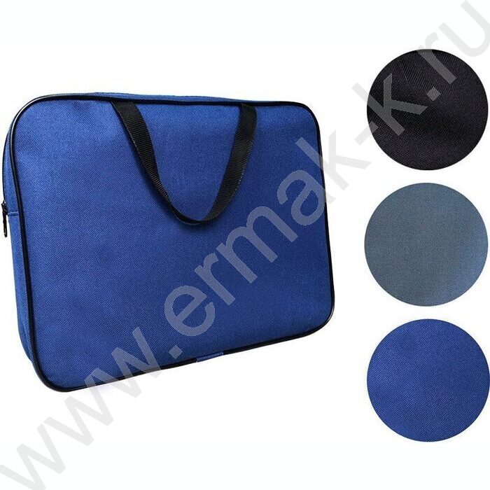 Папка А4 Менеджера, широкая, ткань /черная | Фото 1