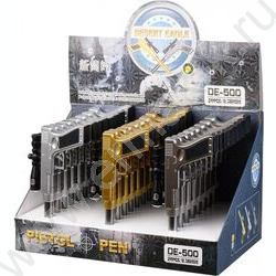 Ручка шар на масл.основе синяя Пистолет/цв.корпус колпачок выполнен в форме пистолета с прицелом | Фото 3