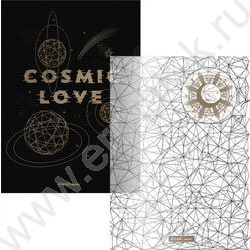 Папка уголок А4 Magic Sky /набор 4шт /ассорти | Фото 1