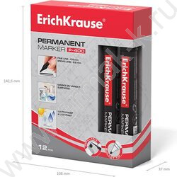 Маркер перм. /черный/ 2,2мм круг P-400 | Фото 5