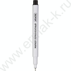 Маркер перм. /черный/ 0,5мм круг | Фото 4