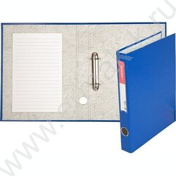 Папка 2 кольца PP /синяя /Ø колец 30мм | Фото 2