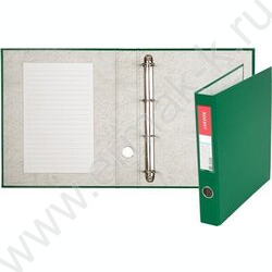 Папка 4 кольца 50мм PP /зеленая /Ø колец 40мм | Фото 2