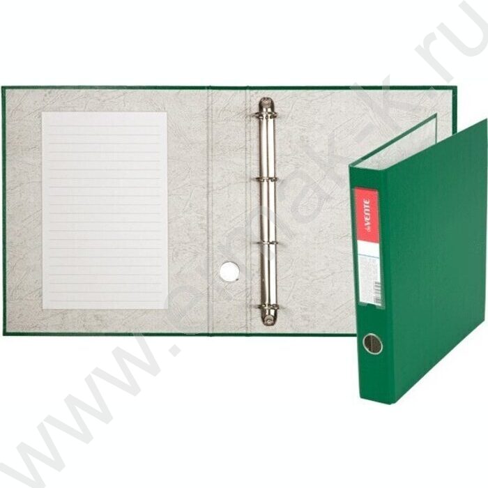 Папка 4 кольца 50мм PP /зеленая /Ø колец 40мм | Фото 2