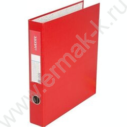 Папка 4 кольца 50мм PP /красная /Ø колец 40мм | Фото 1