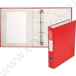 Папка 4 кольца 50мм PP /красная /Ø колец 40мм | Фото 2