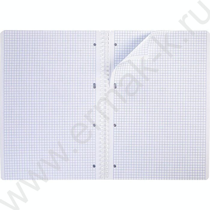 Тетрадь  80л А4 клетка/спираль "CarbonStyle" /лак/ ассорти | Фото 3