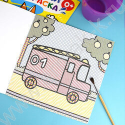 Раскраска водная 200*200 Аквараскраска.Транспорт | Фото 6