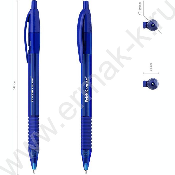 Ручка шар авт U-209 Original Matic&Grip 1.0мм синяя /резин. держатель | Фото 3