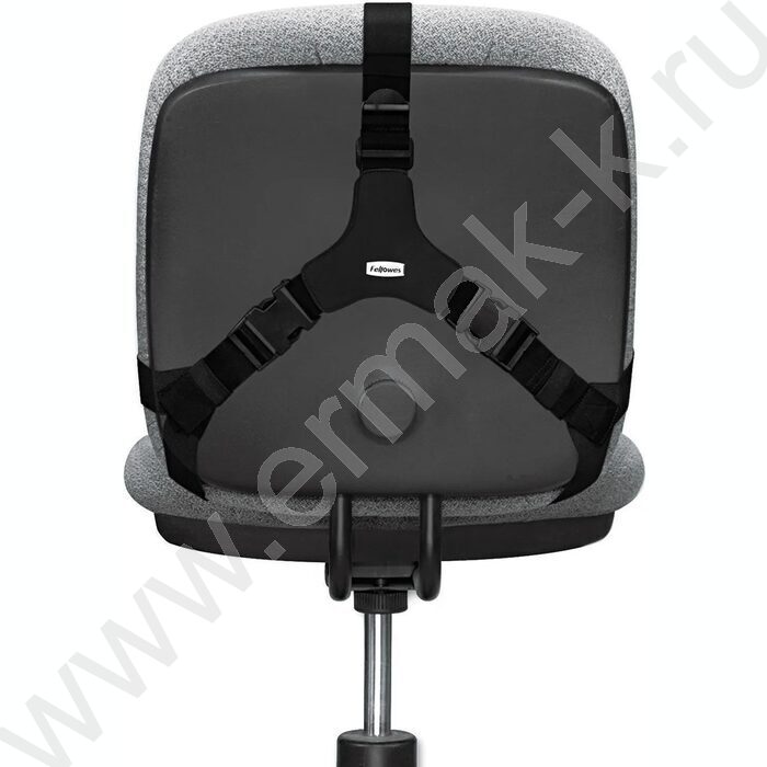 Поддерживающая подушка д/кресла PRO с фиксирующими ремнями,пена + ткань,черная | Фото 3