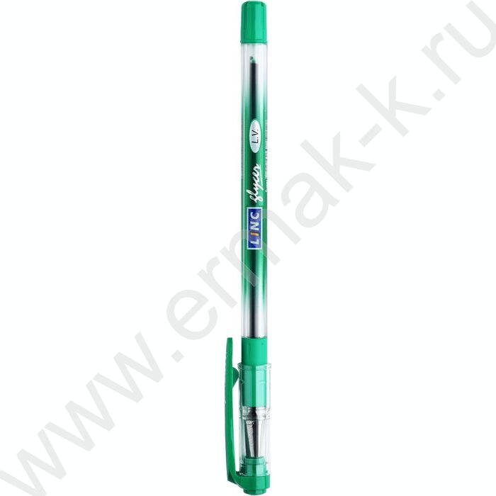 Ручка шар Glycer зеленая 0,7мм /резин.держатель/ | Фото 3