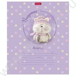 Тетрадь  12л в две линии с част.наклонными с доп.горизонт "Вязунчики" | Фото 4