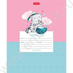 Тетрадь  12л линейка косая "Приключения кота Пирожка" 5видов | Фото 5