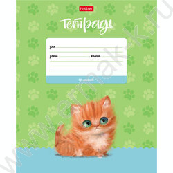 Тетрадь  12л линейка "Кошарики" 5видов | Фото 4