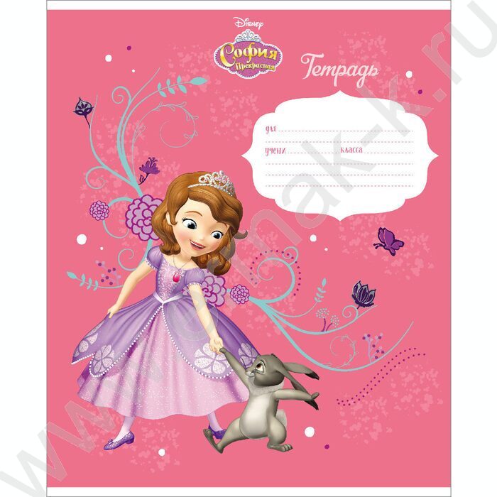 Тетрадь  12л линейка "София Прекрасная" 5видов | Фото 5