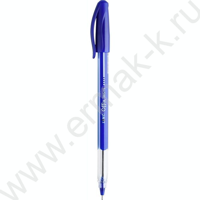 Ручка шар Trisys синяя 0,7мм /треугольный корпус/ | Фото 2