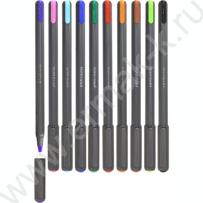 Ручка шар /набор 10шт/10цв PENTONIC SILVER 1мм | Фото 2