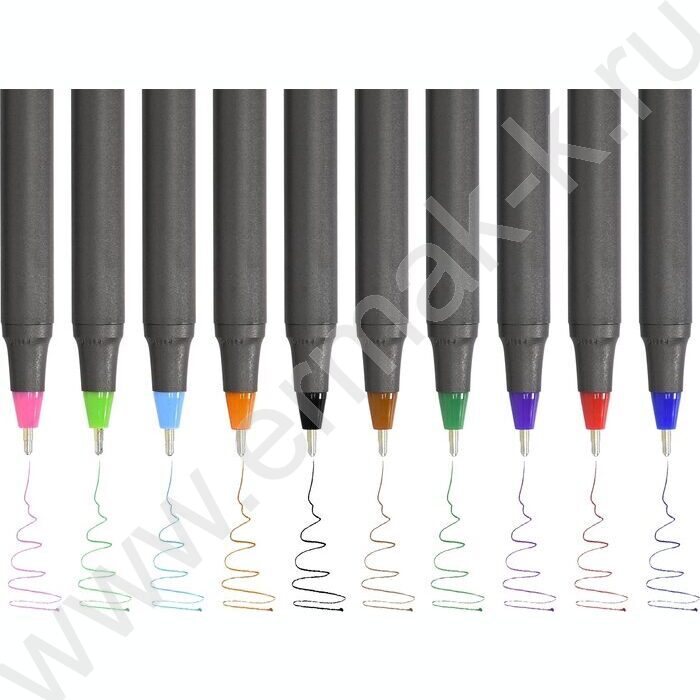 Ручка шар /набор 10шт/10цв PENTONIC SILVER 1мм | Фото 3