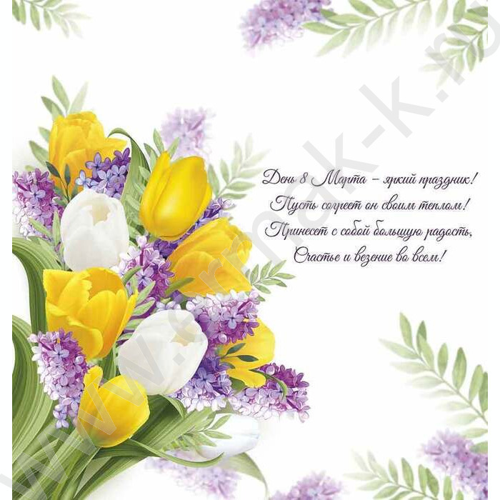 Открытка   97*204мм "8 Марта" | Фото 2