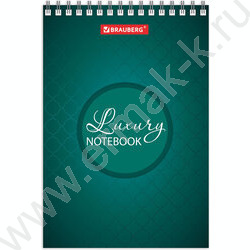 Блокнот  60л А6 спираль "Люксовый блокнот" /клетка /ассорти | Фото 5