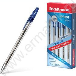 Ручка гелевая синяя 0,5мм  R-301 Gel Stick Classic | Фото 2