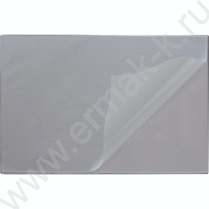 Накладка на стол 49*65см с верхним прозр. листом /серый металлик | Фото 2