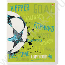 Тетрадь  48л клетка "Футбол" 5видов | Фото 2