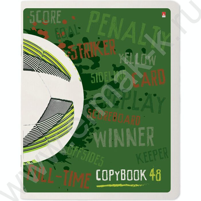 Тетрадь  48л клетка "Футбол" 5видов | Фото 4