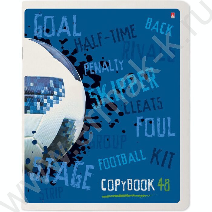 Тетрадь  48л клетка "Футбол" 5видов | Фото 6
