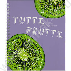 Тетрадь  48л А5+ клетка/спираль "Fresh&Fruity" ассорти | Фото 2