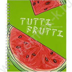 Тетрадь  48л А5+ клетка/спираль "Fresh&Fruity" ассорти | Фото 3