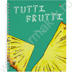Тетрадь  48л А5+ клетка/спираль "Fresh&Fruity" ассорти | Фото 5