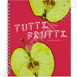Тетрадь  48л А5+ клетка/спираль "Fresh&Fruity" ассорти | Фото 6