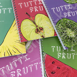 Тетрадь  48л А5+ клетка/спираль "Fresh&Fruity" ассорти | Фото 8