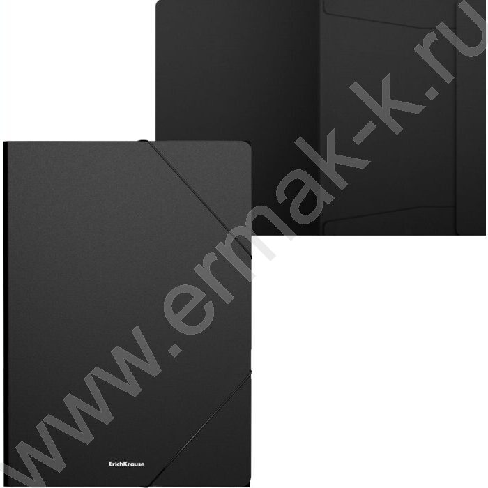 Папка на резинках Matt Classic черная A4 | Фото 2